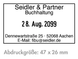 Trodat Ersatz-Stempelplatte für Trodat Stempel 6/53 – Produktbild 1 von 1