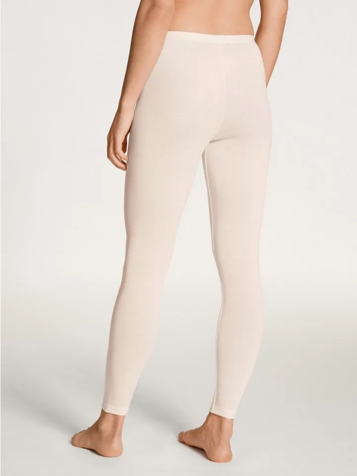 CALIDA CALIDA Leggings True Confidence Damen (1-tlg) temperaturausgleichend, leicht und geschmeidig, aus Wolle und Seide, Beige, – Produktbild 3 von 5