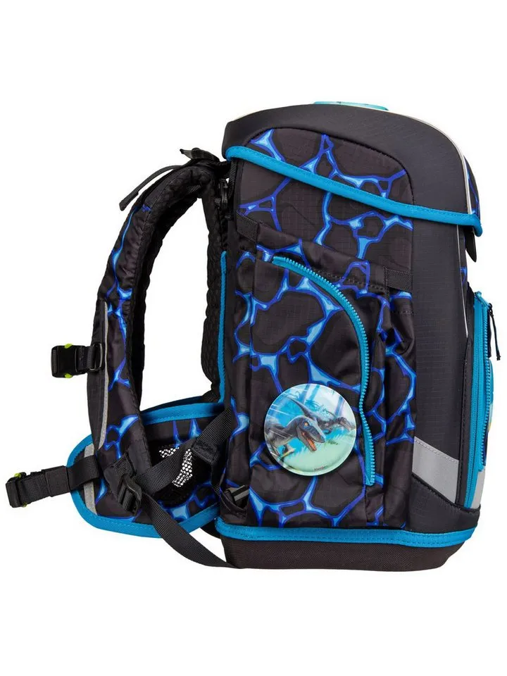 Ergobag Ergobag Schulranzen Schulranzen-Set CUBO LIGHT Bärassic Garden 5-teilig (5-teilig), Superleicht, Hugging-Rückensystem, für kleine/schmale Kinder, Blau, – Produktbild 7 von 8