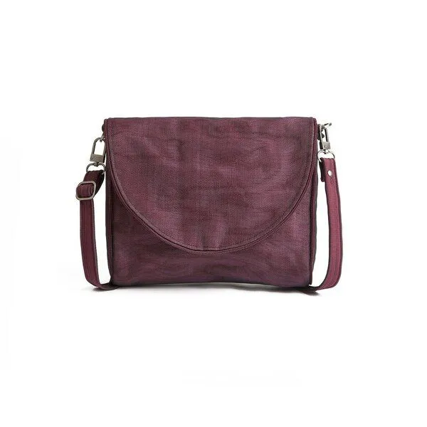 Smateria Smateria Umhänge-Tasche Ava, Bordeaux-rot, – Produktbild 1 von 2