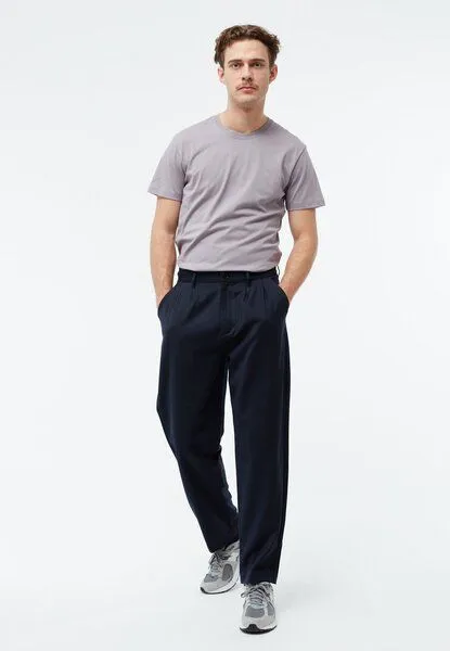 Givn Berlin Givn Berlin Hose GBLORENZ aus Wolle mit Bundfalten, Midnight blue, – Produktbild 1 von 4