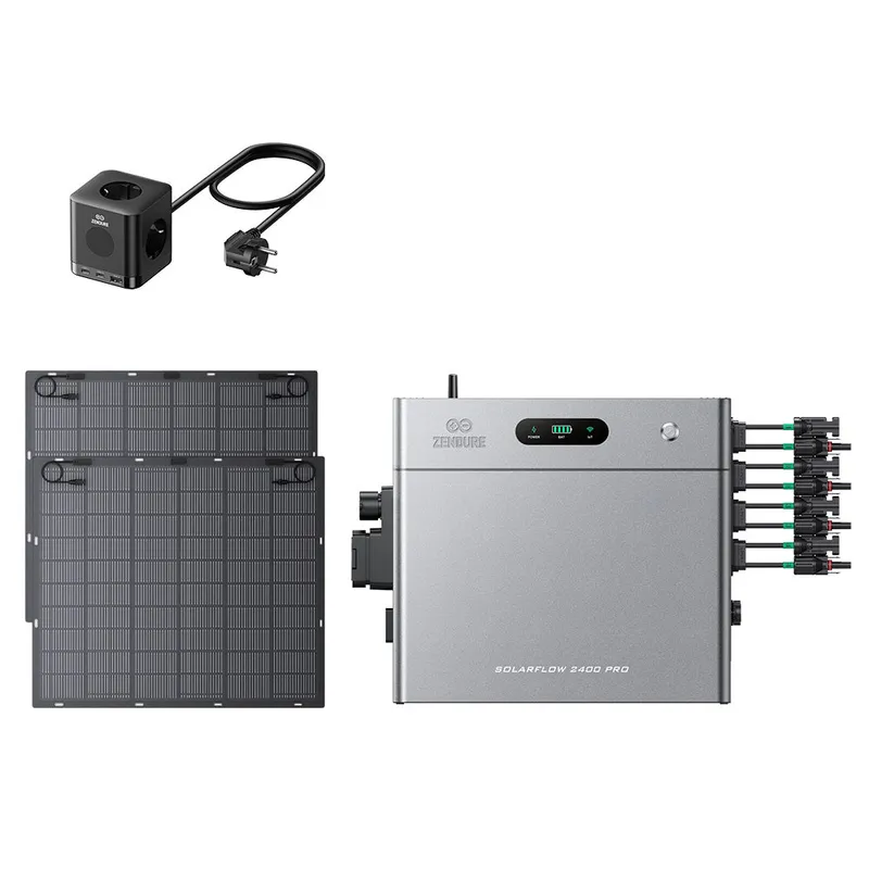 Zendure Deutschland Zendure Tragbare Powerstation | Robuste Mobile & Backup-Energie, SolarFlow 2400 Pro + Off-Grid-Steckdosenleiste / 2*230W Flexible (460Wp) – Produktbild 1 von 1