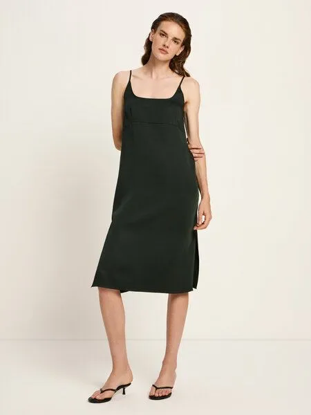LANIUS LANIUS Trägerkleid aus TENCEL Lyocell, Forest, – Produktbild 1 von 4