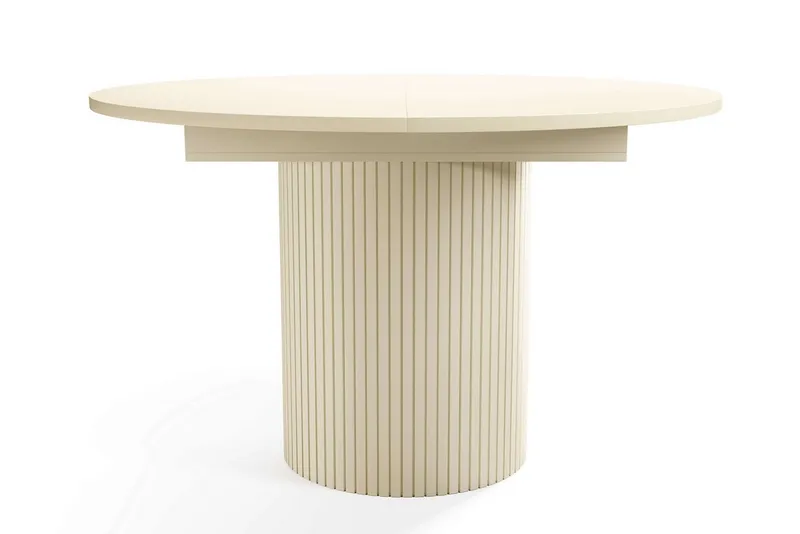 Woodman Esstisch Toscana, Speisetisch, Tisch (Made in Europe), Breite 120 cm, melaminbeschichtet, mit Verlängerungsplatten, FSC®, Braun, – Produktbild 5 von 5