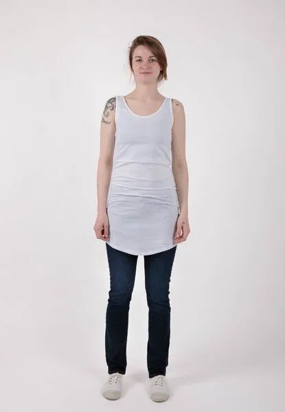 TORLAND TORLAND Damen Tanktop Kleid TAMINA, Weiß (white), – Produktbild 2 von 3