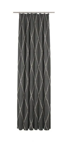 Nature by Adam Nature by Adam Vorhang aus 100% Bio-Baumwolle - Made in Germany - Casket Valdelana, Schwarz, – Produktbild 2 von 7