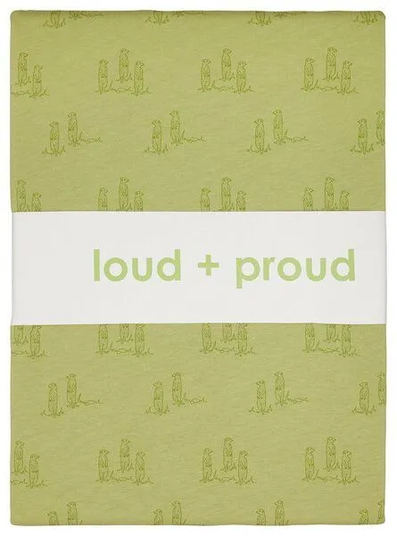 loud + proud loud + proud Kinder Jersey Bettwäsche-Set 100 x 135cm, GOTS-zertifiziert, Avocado(grün), – Produktbild 4 von 4