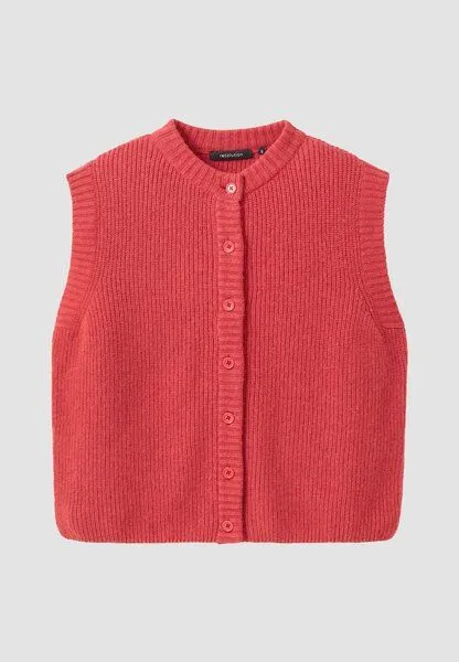 recolution Damen Strickweste aus Wolle und Baumwolle - GOJI - recolution, Red (rot), – Produktbild 2 von 4