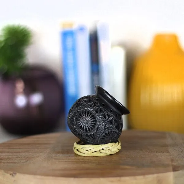 Mitienda Shop Mitienda Shop Handgemachte Mini Deko Vase Ollita aus Mexiko – Produktbild 3 von 3
