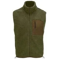 Sol's Sol's Winter Fleeceweste dick und kuschelig recycelt Unisex Seitentaschen mit Reißverschluss Winterweste Polarfleece XXS bis 4XL Sherpa Gilet Bodywarmer, Grün (army), – Produktbild 1 von 1