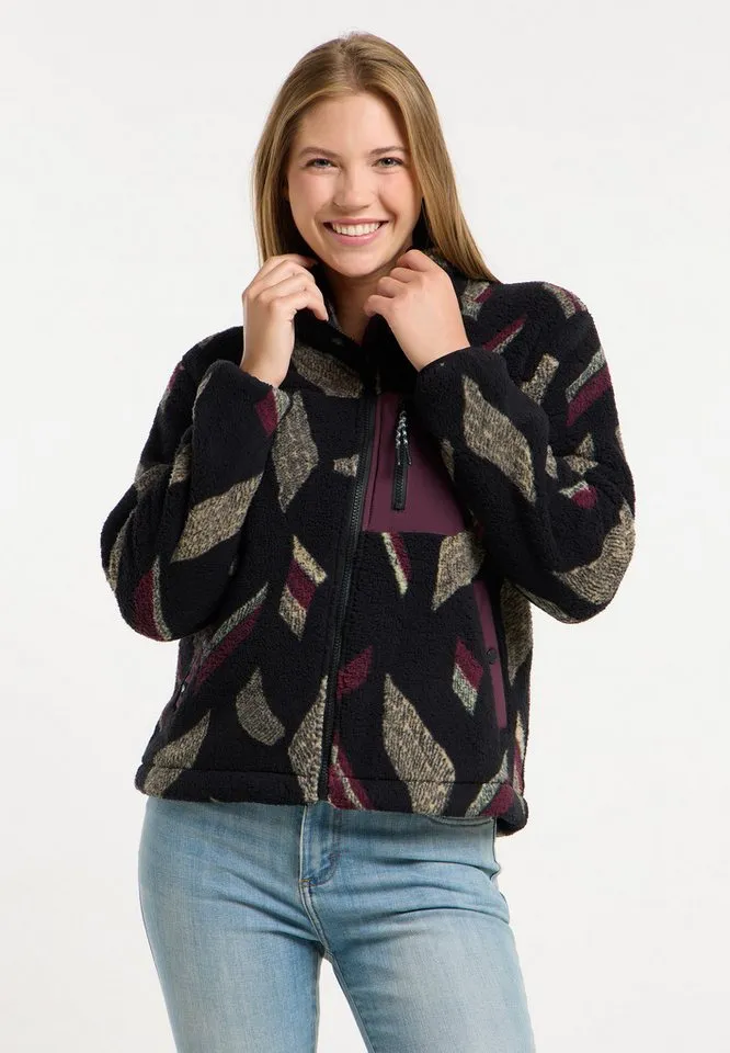ragwear ragwear Fleecejacke ALARIS, Schwarz, – Produktbild 2 von 5