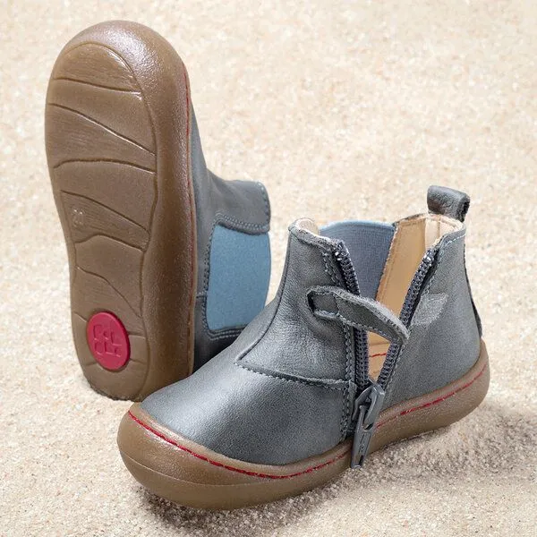 Pololo Pololo Lauflerner-Stiefelette "Chelsea Mini", Grau, – Produktbild 1 von 4