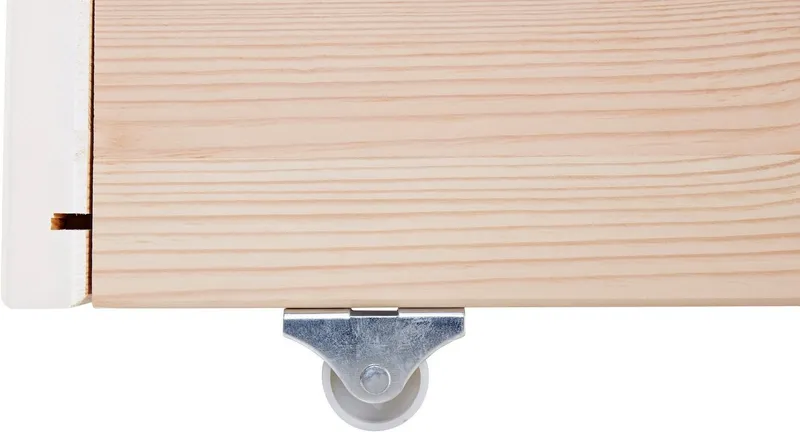 OTTO home Schubkasten "ERIK " nur passend zum Daybed "ERIK", massive Kiefer, auf Rollen, Weiß, – Produktbild 5 von 5