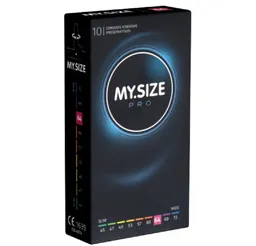 MY.SIZE XXL-Kondome PRO 64mm Packung mit, 10 St., Maßkondome, Kondome für besten Tragekomfort und Sicherheit, die neue Generation MY.SIZE Kondome – Produktbild 1 von 1