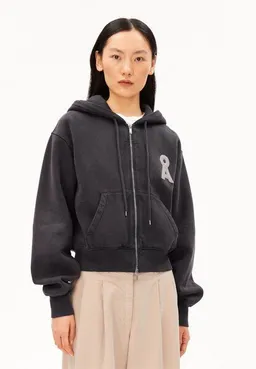 ARMEDANGELS ARMEDANGELS CROPPED ZIPPER Damen Sweatjacke aus 100% Bio-Baumwolle – Produktbild 1 von 1