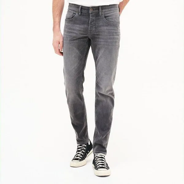 Kuyichi Kuyichi Jeans Regular Slim Fit - Jim, Grau (stone grey), – Produktbild 8 von 8