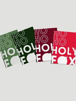 VEROIKON VEROIKON Weihnachts-Postkarten-Set Holy Fox – Produktbild 1 von 1