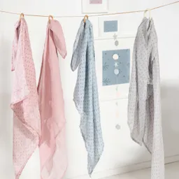 roba Roba 2er Set Puck- und Stilltuch Lil Planet türkis – Produktbild 1 von 1