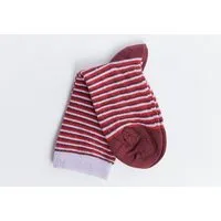 Leela Cotton Leela Cotton Baby/Kinder Socken aus 98% Bio-Baumwolle, Flieder-bordo-rot 3314, – Produktbild 1 von 1