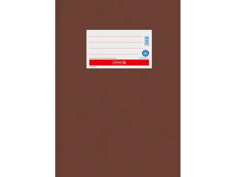 BRUNNEN BRUNNEN Heftumschlag "Premium" aus Papier extrastark, DIN A4, Braun, – Produktbild 1 von 1