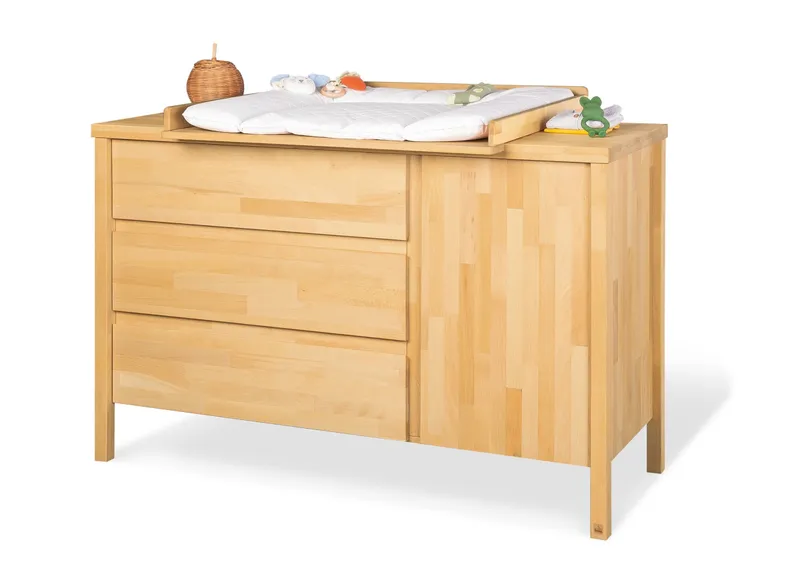 Pinolino Pinolino Kommode „Enno” extrabreit, Natur, – Produktbild 1 von 3