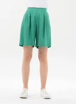 ORGANICATION ORGANICATION Shorts aus Tencel mit Bundfalten – Produktbild 1 von 1