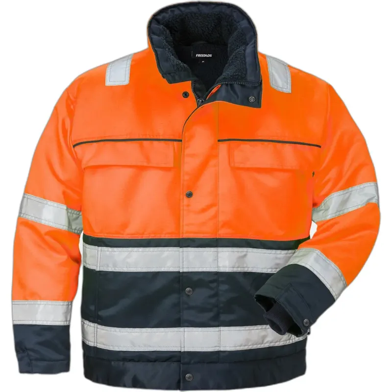 Fristads Arbeitsjacke mit hoher Sichtbarkeit Fristads Classe 3 444 PP, Orange, – Produktbild 1 von 1
