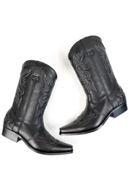 Will's Vegan Store Will's Vegan Store Herren vegan Westernstiefel Schwarz – Produktbild 1 von 1