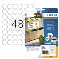 Herma Herma Etiketten A4 Ø 30 mm rund weiß extrem stark haftend 1200 St. – Produktbild 2 von 3