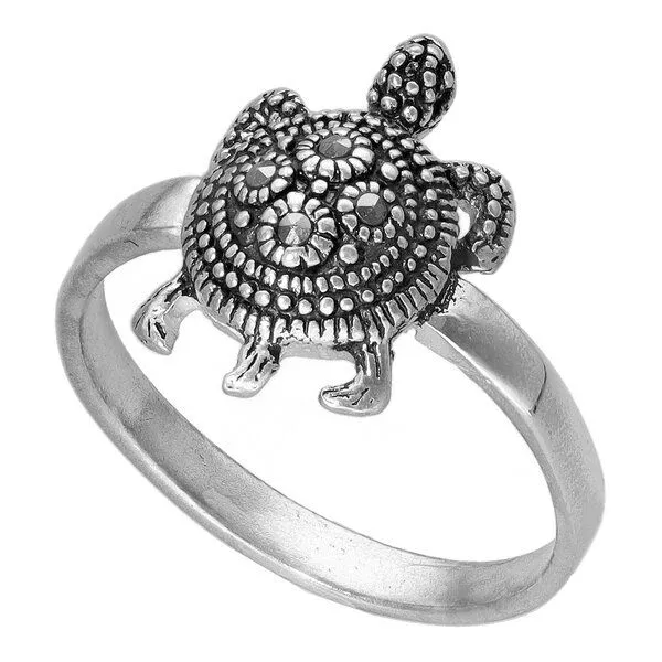 pakilia pakilia Silber Ring Sternschildkröte – Produktbild 2 von 5