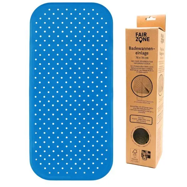 Fair Zone Fair Zone Badematte 76x34 cm - Wanneneinlage, Petrol, – Produktbild 1 von 4