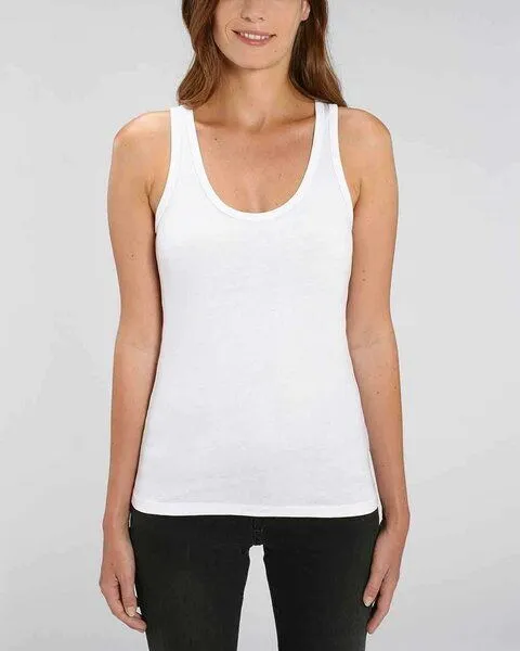 YTWOO YTWOO Damen Top aus Bio Baumwolle, nachhaltig & fair, viele Farben, Weiß, – Produktbild 1 von 4