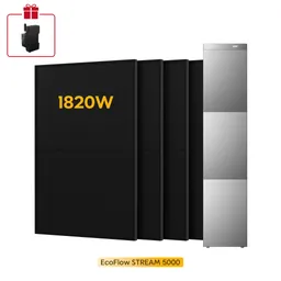 EcoFlow EcoFlow Stream 5000, All-in-One Speicher für Balkonkraftwerke, mit 4 Bifaziale Solarmodule, by Powerness - 455W X 4 / 15kWh / Selbstabholung – Produktbild 1 von 1