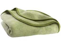 Cosilana Cosilana Babydecke Wolle-Baumwolle Fleece lindgrün Maße 75 x 100 cm – Produktbild 1 von 1