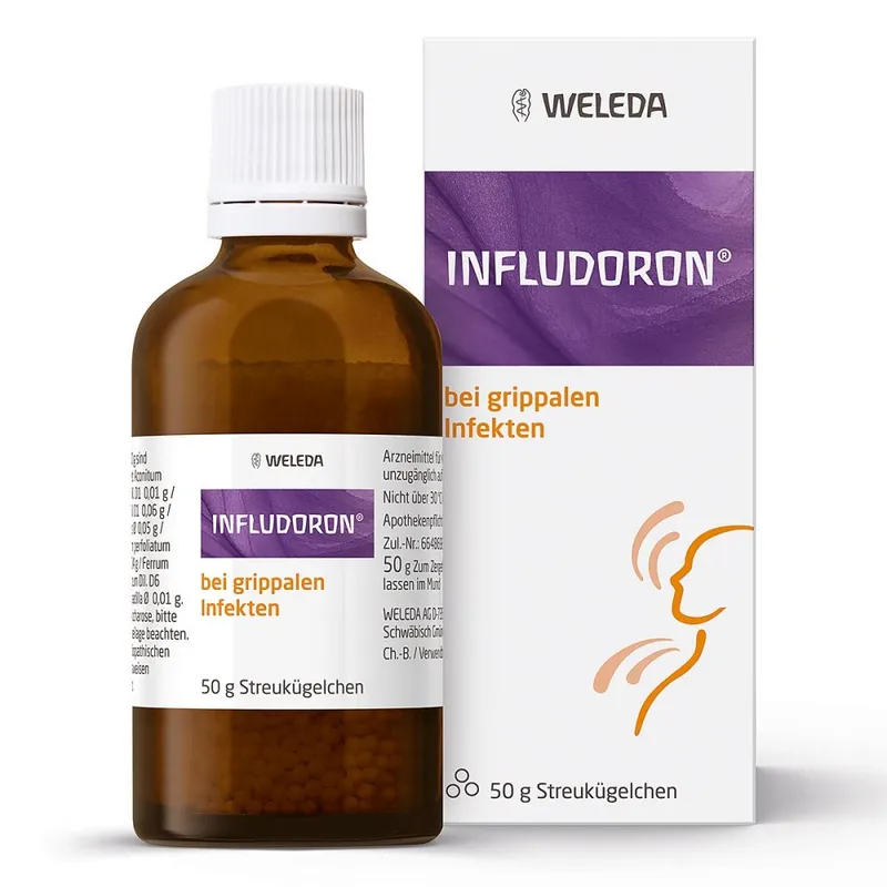 Weleda Infludoron Streukügelchen bei Erkältung und grippalen Infekten – Produktbild 2 von 2