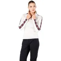 Woolona Woolona Merino Pullover Damen - ASYA - 100% Merinowolle 1/4 (Zip), Cremeweiß, – Produktbild 1 von 1