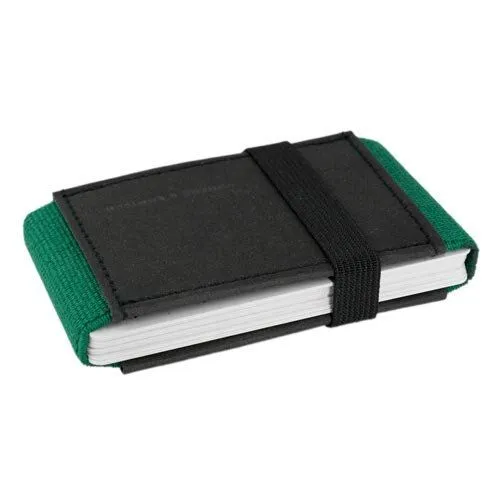 ANDERS & KOMISCH ANDERS & KOMISCH Kleines nachhaltiges Portemonnaie mit Münzfach - A&K MINI CLASSIC, Schwarz/grün, – Produktbild 4 von 4