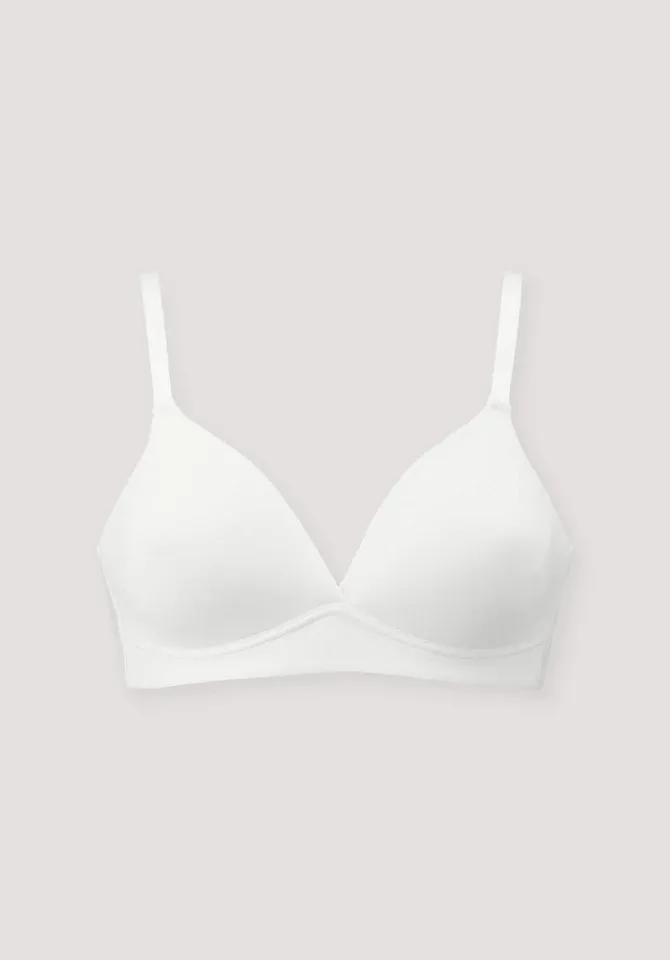 hessnatur hessnatur Triangel-BH bügellos aus TENCEL™ Modal (1-tlg), Weiß, – Produktbild 3 von 5