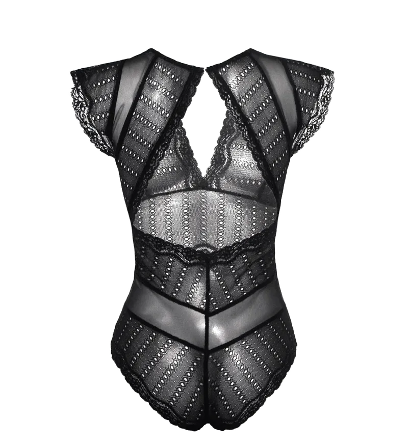 Anekdot Anekdot Damen vegan Bodysuit Amara, Schwarz, – Produktbild 1 von 2