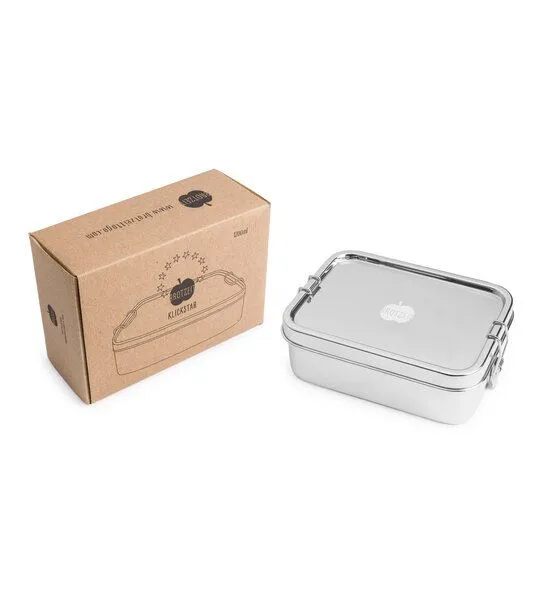 Brotzeit Brotzeit Dichte Lunchbox Klickstar aus Edelstahl, in 2 Größen – Produktbild 2 von 4