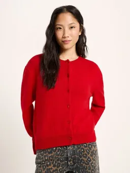 LANIUS LANIUS Boxy Strickjacke aus Bio-Schurwolle und Bio-Baumwolle (GOTS) – Produktbild 1 von 1