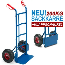 Casaria® Casaria Deuba Sackkarre mit luftbereiften Rädern – Produktbild 1 von 1