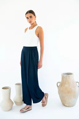 Neu Nomads Neu Nomads Damen vegan Hose Garbo Mitternacht – Produktbild 1 von 1