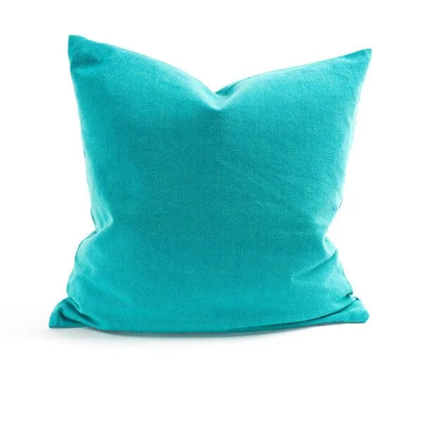 HängemattenGlück HängemattenGlück Sofakissen 40x40cm Latex & Kapok, Türkisblau, – Produktbild 1 von 4