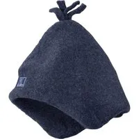 Pickapooh Pickapooh Baby und Kinder Mütze Bio-Schurwolle Fleece marine Gr.52, Blau, – Produktbild 2 von 3