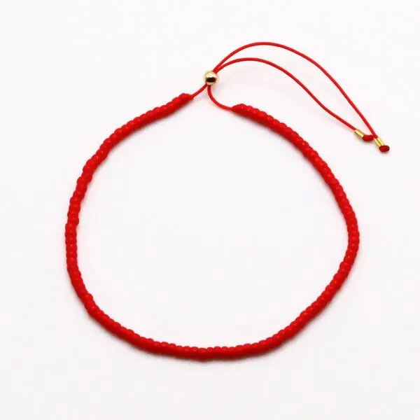 juni juni Rotes Armband Set mit Herzarmband "Pure Love" - handgemacht in Deutschland – Produktbild 4 von 4