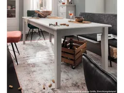 Esstisch "Solvita" B 80 x T 80 x H 75 cm, Kiefer weiß – Produktbild 1 von 1