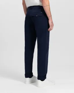 Kuyichi Kuyichi Herren vegan Chino Hose Darren Dunkel Marineblau – Produktbild 1 von 1