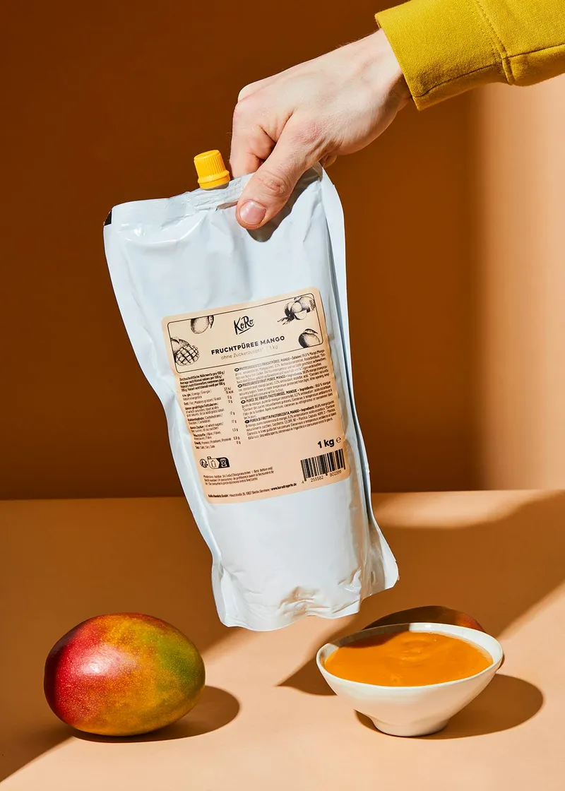 KoRo Fruchtpüree Mango 1 kg – Produktbild 5 von 5