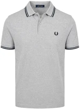 Fred Perry Fred Perry Poloshirt Tipped M3600 Grau 88C - Größe M – Produktbild 1 von 1